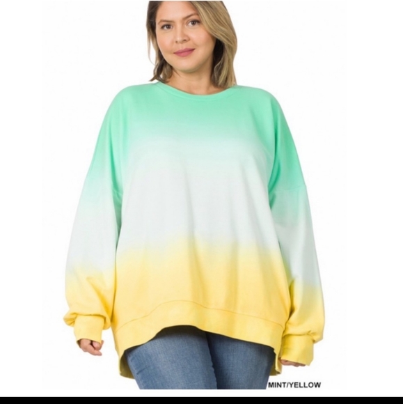 🔥New Plus dip dyed top - Picture 6 of 12